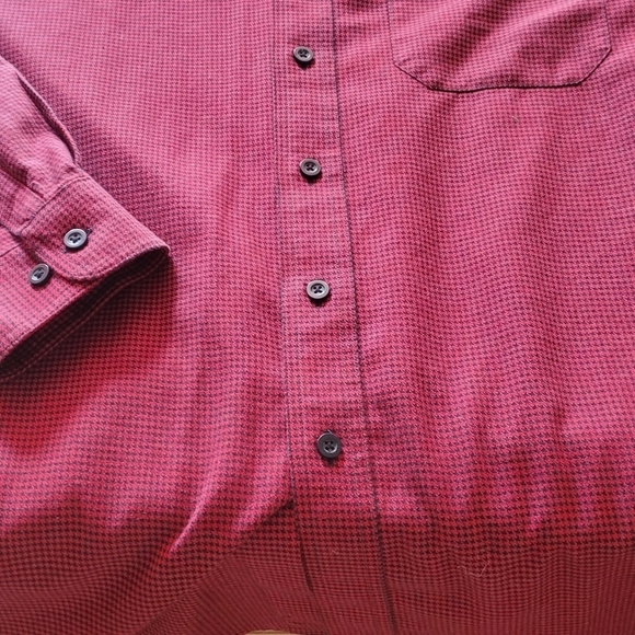 L.L. Bean Traditional Fit Flannel Rustic Red Hadth Long Slv Sz XL Shirt - Picture 7 of 17